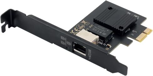 بطاقة شبكة PCIe Gigabit (لـ Intel I226) إلى RJ45 2.5GB محول شبكة إيثرنت 2500Mbps NIC LAN سطح المكتب واي فاي بطاقة دعم نظام التشغيل Mac OS Window PC in Kuwait