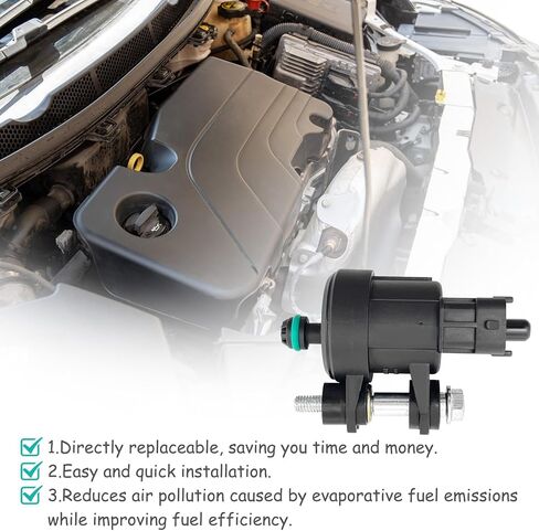 kathson 12610560 صمام تطهير علبة البخار - متوافق مع Gmc Acadia Terrain Chevy Cadillac Buick Impala Traverse Enclave Excelle Lacrosse، يستبدل 55593172 911-082 12661763 0280142481 12690512 in Saudi Arabia