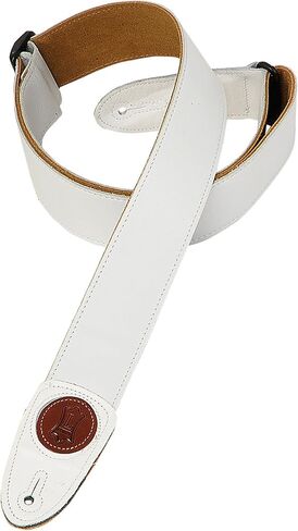 Levy's Leathers MSS7G-DBR Signature Series Garment Leather Guitar Strap, Dark Brown in Saudi Arabia