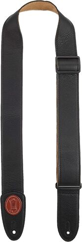Levy's Leathers MSS7G-DBR Signature Series Garment Leather Guitar Strap, Dark Brown in Saudi Arabia