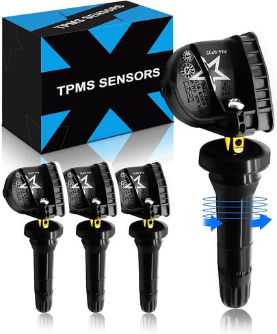 ترقية إمبالا 2006-2020 مبرمجة مسبقًا 13598771 مستشعر TPMS مناسب لـ: -Chevy Tahoe Silverado Suburban لـ: -Buick لـ: -GMC Yukon Sierra لـ: -Cadillac Escalade، أجهزة استشعار ضغط الإطارات (4) in Saudi Arabia