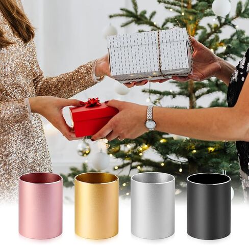 حامل أقلام حامل أقلام للمكتب، حامل معدني لأكواب القلم وحامل فرشاة المكياج، منظم أقلام سطح المكتب وكوب أقلام الرصاص لملحقات مكتب المكتب، أسود 3.15 × 4.0 بوصة in Kuwait