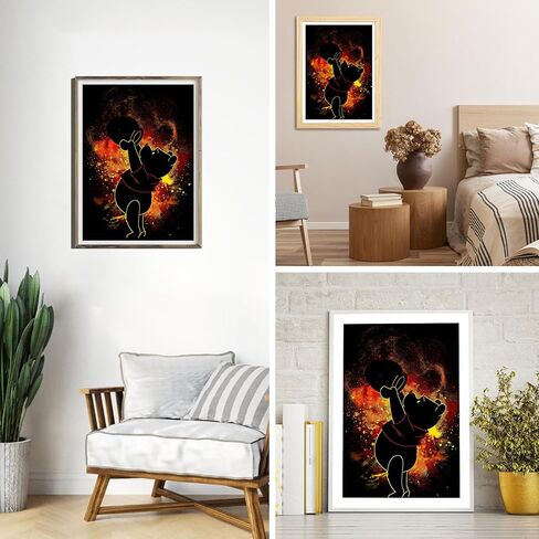 مجموعات الطلاء الماسي من DOMROM Bear للبالغين، مجموعات فنية ماسية ثلاثية الأبعاد DIY، فنون وحرف كريستالية دائرية كاملة، طقم رسم فني لأحجار الكريمة الكرتونية لديكور جدار المنزل (12 × 16 بوصة) in Kuwait