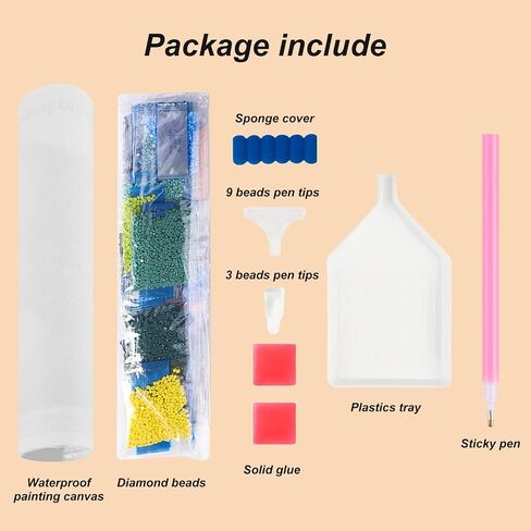 Acudotr Diamond Painting Kits for Adults, 5D DIY Diamond Art Kits for Beginners, Full Drill Diamond Painting Kits for Home Wall Decor, Dog, 12x12 Inch in Saudi Arabia