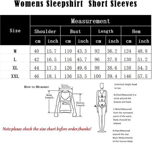 ENJOYNIGHT Womens Cotton Nightgown Nightshirt Button Down Sleep Shirt in Saudi Arabia