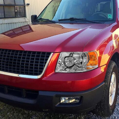 DNA MOTORING HL-OH-FEXPE03-CH-AM Headlight Assembly Compatible with 03-06 Ford Expedition in Saudi Arabia