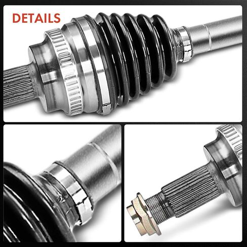 مجموعة عمود المحور A-Premium CV متوافقة مع BMW 525xi 530xi 2006-2007، 528i 535i xDrive 2009-2010، 528xi 535xi 2008، L6 3.0L، جانب الركاب الأمامي الأيمن، استبدال # 66-9313، 31607558952 in Kuwait