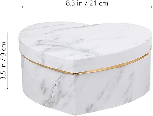 Nesting Boxes with Lids Black : Set of 3 Marble Heart Shaped Flower Boxes for Arrangements Valentine Hearts Treat Box for Valentines Day Wedding Party Present in Saudi Arabia
