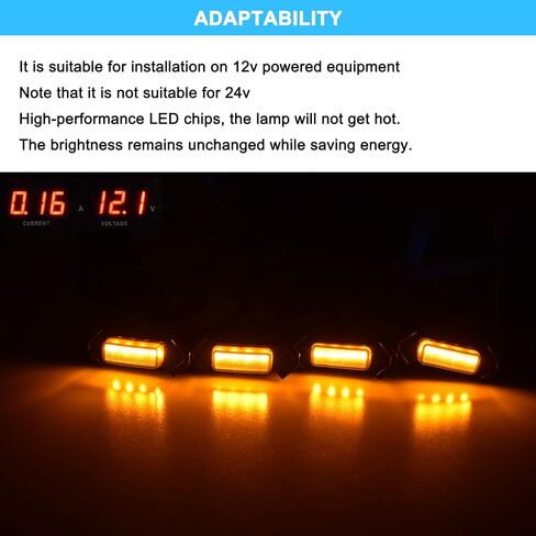 مصابيح الشواية الأمامية لمصباح شبكة تاكوما TRD Pro - إضاءة LED كهرمانية مع عدسة مدخنة، مجموعة شبكات تاكوما 2005-2011 و2016-2019 in Kuwait
