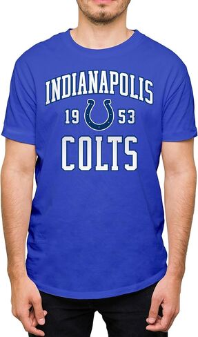 تأسست NFL - تي شيرت بأكمام قصيرة مرخص رسميًا للرجال والنساء - ألوان الفريق in Kuwait