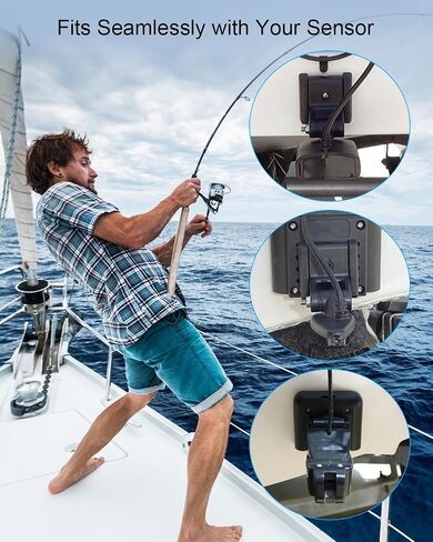 Transducer Bracket, Transducer Mount for MHX XNT Model Transducers Replace 7400931, Portable Transom Mounting Hardware Kit, Adjustable Transducer Mounting Bracket for Boat transducer Fixed Mount in Saudi Arabia