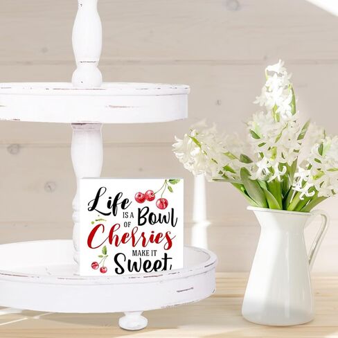 Inspirational Summer Decor, Summer Decorations for Home, Stay Close To The People Who Feel Like Sunshine Sign, Summer Decor Decorations for Bookcase Home Office Desk 5 x 5 Inch in Kuwait