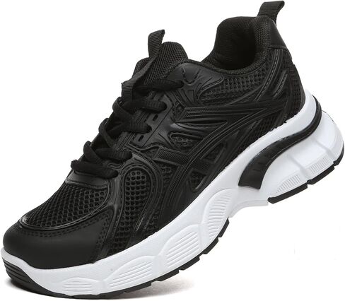 Bernal Sneakers for Women Fashion Platform Wedge Lace-UP Casual Dad Shoes Mesh Breathable Non Slip Walking Shopping Sneakers in Kuwait