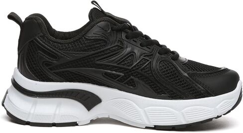 Bernal Sneakers for Women Fashion Platform Wedge Lace-UP Casual Dad Shoes Mesh Breathable Non Slip Walking Shopping Sneakers in Kuwait