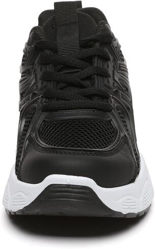 Bernal Sneakers for Women Fashion Platform Wedge Lace-UP Casual Dad Shoes Mesh Breathable Non Slip Walking Shopping Sneakers in Kuwait