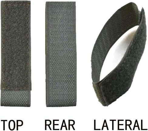 6 قطع من أشرطة محول الخطاف والحلقة، رقع الروح المعنوية التكتيكية، سترة تكتيكية، لوحة التصحيح الوظيفية، شرائط مولي، مرفقة لرقعات الهوية التكتيكية، وشارات الشارة (أسود) in Kuwait