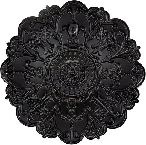 ستراتون ديكور منزلي S11563 ديكور حائط ميدالية صغيرة، 13 × 13، أبيض in Kuwait