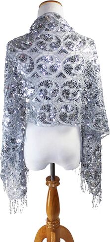 Ted & Jack - Luxe Bedazzled Sequin and Sparkle Scarf in Saudi Arabia