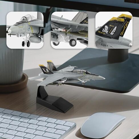 1/100 Fighter Jet Model F/A-18 Strike Fighter diecast Military Airplanes Aircraft kit for Collection and Gift in Kuwait