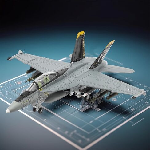 1/100 Fighter Jet Model F/A-18 Strike Fighter diecast Military Airplanes Aircraft kit for Collection and Gift in Kuwait