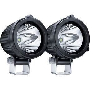 4WDKING 2 Inch LED Round Light, 20W Spot Driving Light Waterproof Off Road Ditch Light Work Lamp for Motorcycle ATV UTV Dirt Bike 4x4 Pickup Truck Boat Trailer, Pack of 2 Pcs