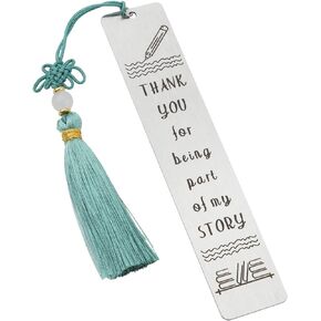 Teacher Appreciation Bookmark, Exquisite Teacher Appreciation Gifts Thanksgiving Day Thank You Gift Teachers Day Gifts for Women Men Graduation Gifts for Teachers Tutors from Student