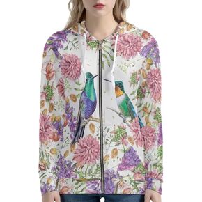 Zip Up Hoodie for Women Teen Girls Jacket