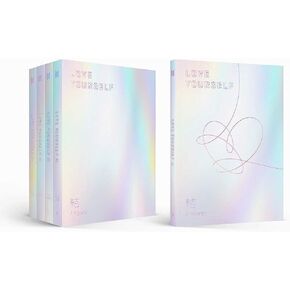 BTS - LOVE YOURSELF 結 الإجابة [S+E+L+F ver. المجموعة] 4 ألبومات + كتاب صور + كتاب صغير + بطاقة صور + حزمة ملصقات + 4 ملصقات مطوية in Kuwait