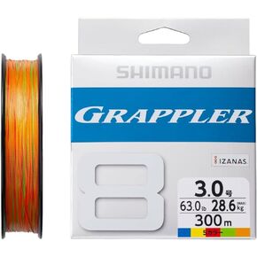 Shimano Grappler PE 8 (5 Colors) Offshore Casting Jigging No. 3 / 63lb (28.6kg) - 300 m