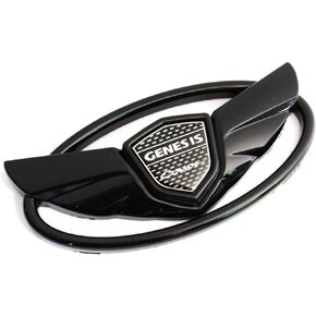 Genesls Coupe 3D Front Rear Emblem,The Art of Speed Vintage Nameplate Badge Compatible with Genesls 2010-2017(Bright Black)