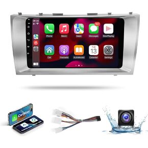 Leadfan Car Stereo Radio for Toyota Camry 2006-2011 with Wireless CarPlay Android Auto, 9" IPS Touch Screen in-Dash Car GPS Navigation/Bluetooth 5.1/WiFi/Rear Camera/Voice Control/SWC/USB