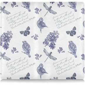 Lilac Purple Floral Car Registration Insurance Card Holder, Waterproof Leather Glove Box Organizer Car Essential Document Glove Wallet