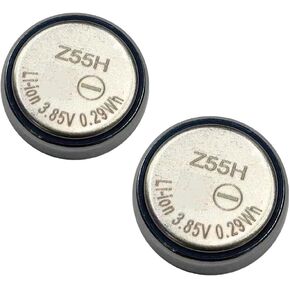 Powerforlaptop Replacement 3.85V 70MAH 0.29Wh Z55H LIR1254 2PCS Battery Compatible with WF1000XM4 WF-1000XM4 WF-SP900 Headphones