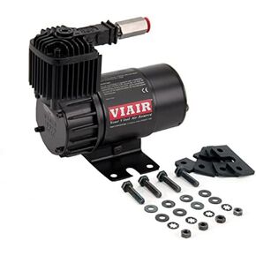 Viair 10019: 100C Stealth Black Compressor Kit W/Omega Mounting Bracket (12V, 15% Duty, Sealed)