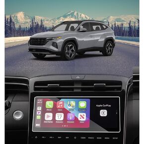 for 2022 2023 2024 Hyundai Tucson NX4 10.25 Inch Tempered Glass Screen Protector 9H Hardness Anti-Fingerprint Anti-Scratch and Anti-Glare Accessories LCD Touchscreen（Not for 8 Inch