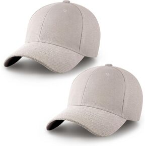 Multi Pack Classic Structured Baseball Cap, Adjustable Snapback - Ball Caps for Custom Embroidery - Running Workouts Outdoor