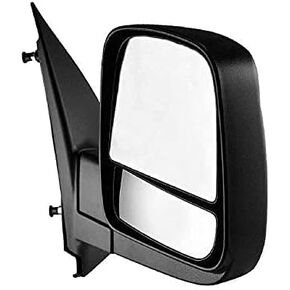 Dependable Direct Passenger Side Textured Side View Mirror for 08-14 Chevy Express & GMC Savana 1500, 08-17 Chevy Express 2500 3500, GMC Savana 2500 3500 - with Blind Spot Corner Glass - GM1321395