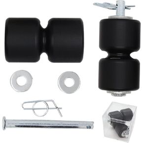 Upgraded (4 pack) GL1 GMNR925 Trailer Tailgate Lift Assist Rollers Kit Replacement Rollers Parts Washer Pins Rings Apply to Trailer Tailgate, Easy Lift Gate etc Lift Assist -10 Year QA