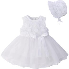 Baby Girl Party Dress Summer Floral Tulle Wedding Dress
