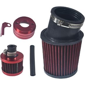 طقم فلتر هواء 62 ملم و12 ملم للمفترس 200cc 212cc 224cc196cc لهوندا GX160 GX200 لكولمان CT200U CT200U-EX KT196 محرك 6.5Hp دراجة صغيرة جو كارت أحمر
