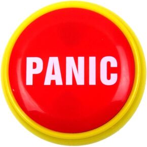 Treasure Gurus Funny Panic Button Practical Joke Alarm Office Desk Prank Novelty Gag Gift