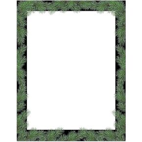 Great Papers! Christmas Pine Holiday Letterhead, 8.5" x 11", 80 sheets (2018009),Pink