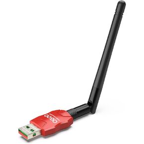 Class 1 Long Range Bluetooth Adapter 1.0 for PC V1.0 EDR Support Windows 7(Flame Red)