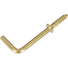 Hillman 3125 Shoulder Hooks Brass, 3/4-Inch, 25-Pack