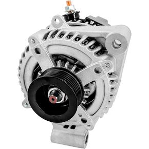 Alternator Compatible with Land Rover Range Rover 2010-2012, LR4 2010, for Jaguar F-Pace, F-Type, XE, XF, XFR, XJ, XJR, XK, XKR, 12V 150Amp Clockwise 6-Groove Pulley