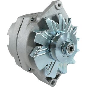 DB Electrical ADR0336 Alternator Compatible with/Replacement for GM Vehicles, Chevrolet GMC Buick Oldsmobile Pontiac 1968-89, High Output 105 Amp, External Fan, 3-Wire 7127-105