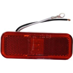 Diamond Group 52718 Amber 4 "x 1.5" ضوء علامة LED مقاوم للطقس مع عاكس
