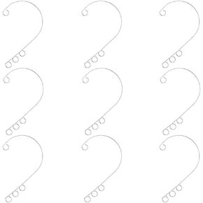 SUNNYCLUE 1 Box 30Pcs Wrap Earring Findings Ear Cuffs Earrings Silver Earring Cuffs Bulk Clip-on Ear Cuff Earrings Ear Wraps for Jewelry Making Accessories DIY Dangle Earrings Crafts Women Adults