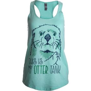 هذه هي دبابتي Otter | لطيف Otter Lover Top، تانك تجريب المرأة Racerback