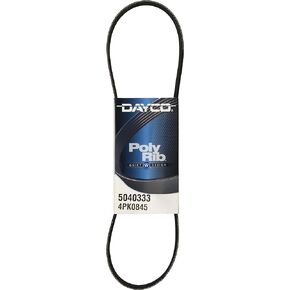 Dayco 5040333 Serpentine Belt , Black